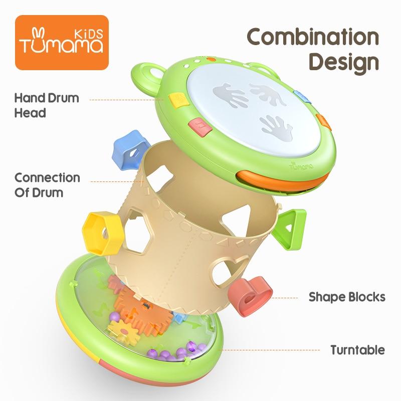 LumiBeat Baby Drum Toy With Lights, Music And 40+ Songs | Lersk