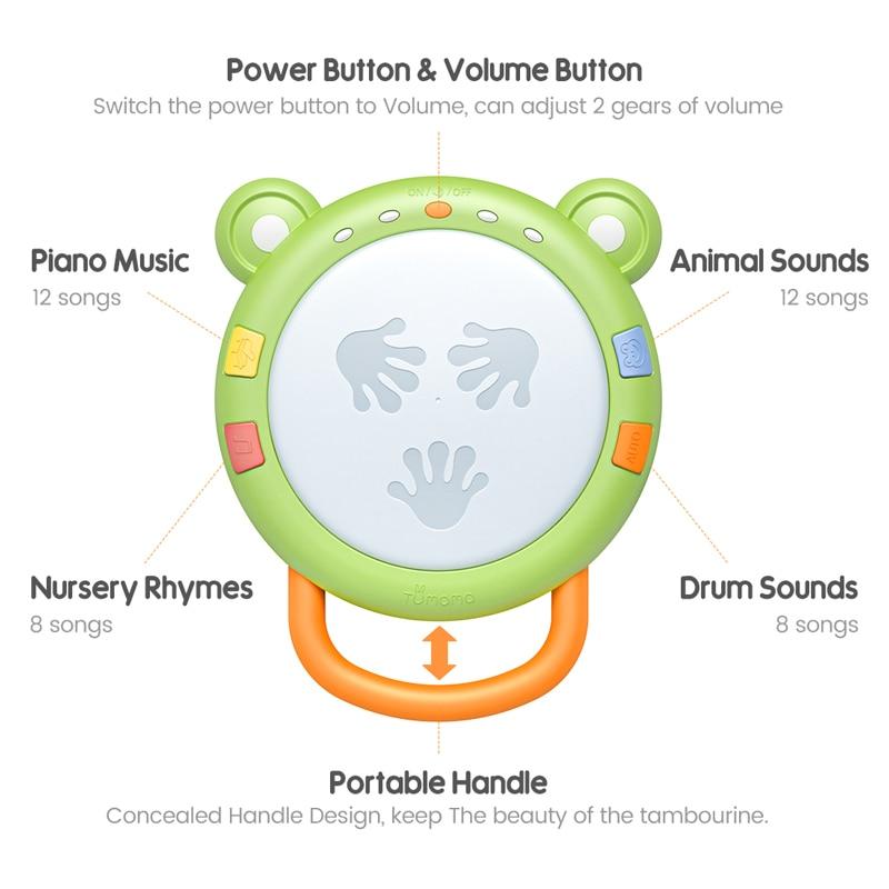 LumiBeat Baby Drum Toy With Lights, Music And 40+ Songs | Lersk