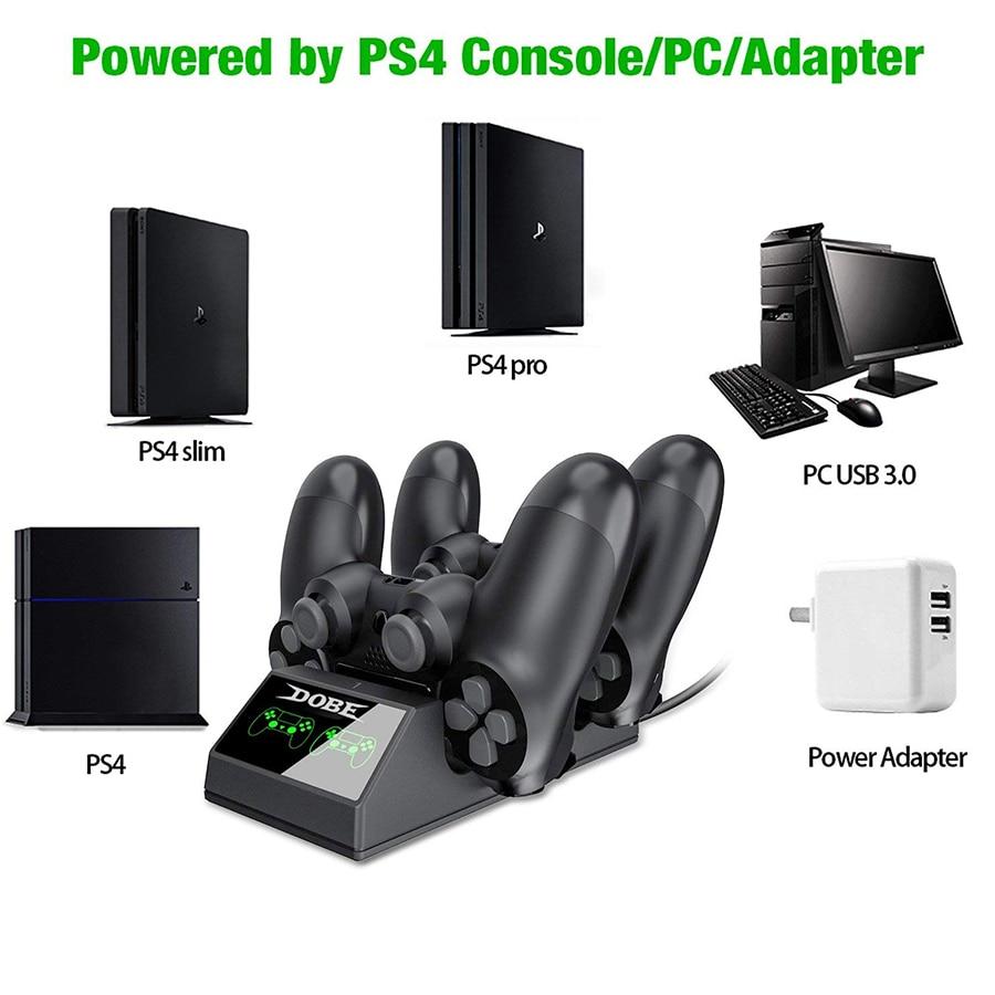 Orion | PS4 Dual Controller Opladningsstation, 3-timers opladning | Lersk
