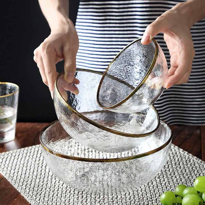Aurelia Geschirrset mit Glas Blur Finish, runde Teller | Lersk