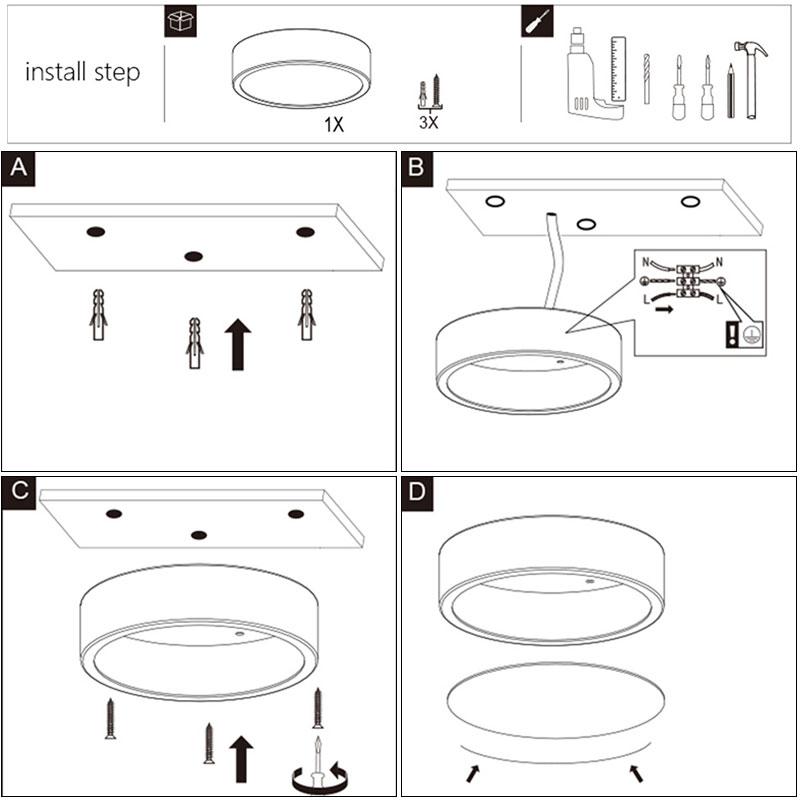 NovaGuard Ceiling Light Integrated LED Indoor Lamp With Mosquito Protection | Lersk