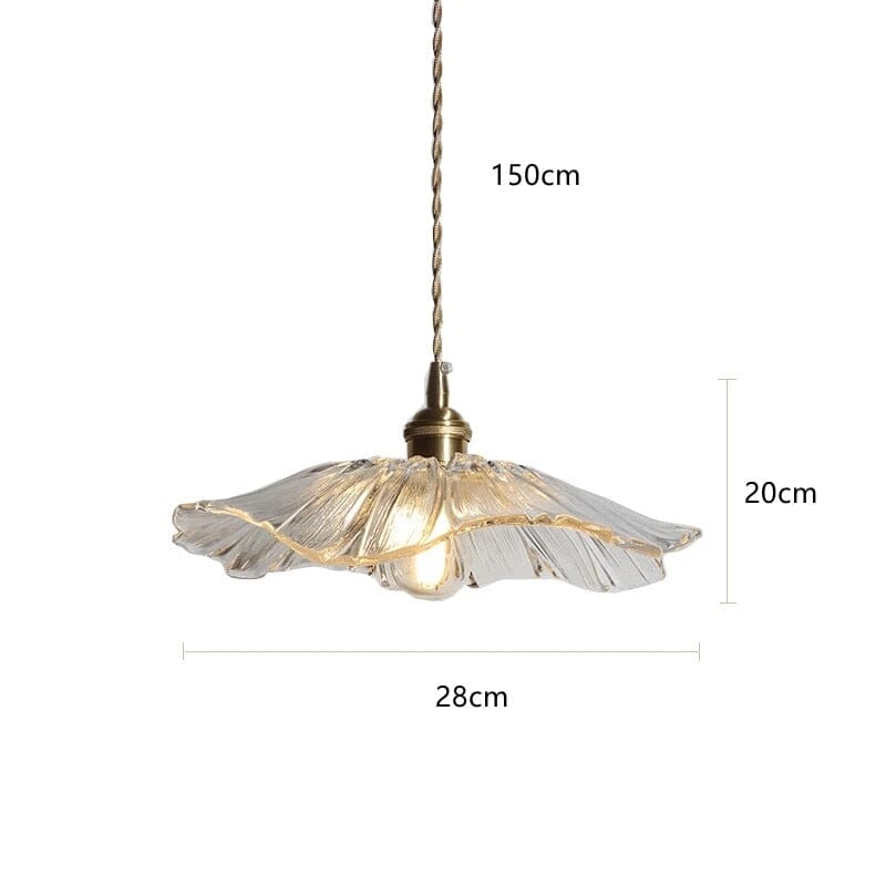 Liora | Blomstret Glaspendel | Lersk