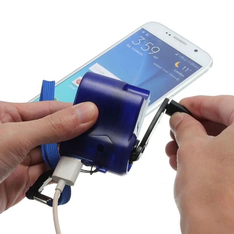 Portable Hand Crank Emergency Charger With USB And LED Portable Hand Crank Emergency Charger With USB And LED | Lersk