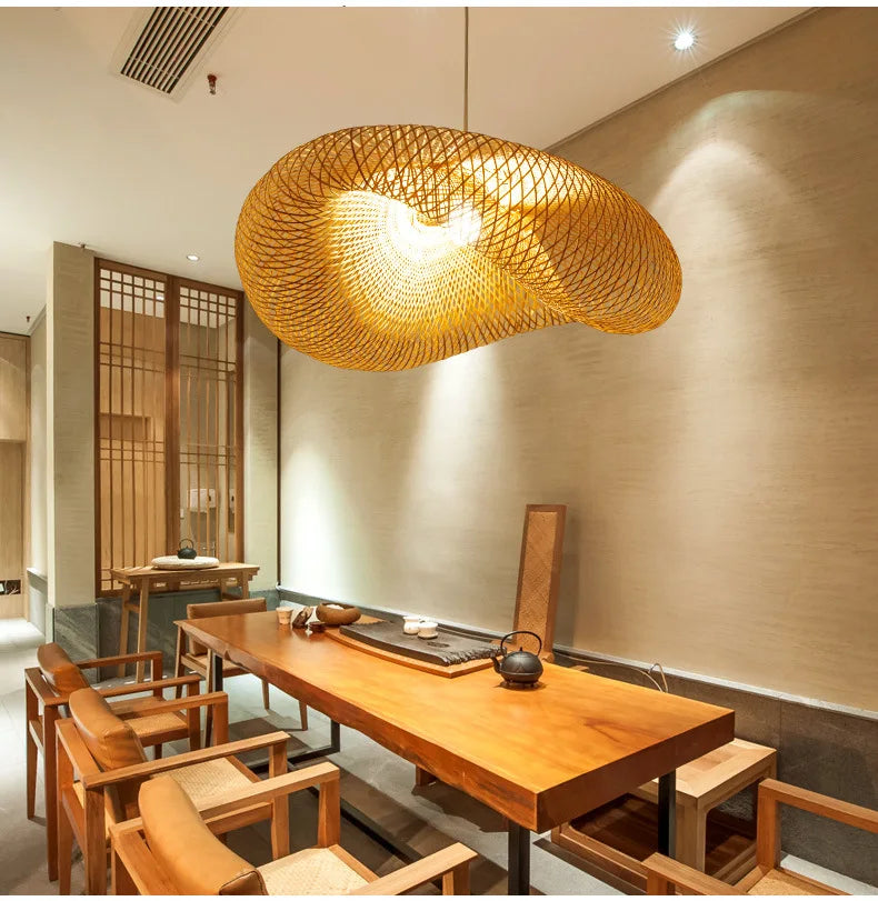 EcoLantern Bamboo LED Pendant Light For Warm Cozy Eco Friendly Homes | Lersk