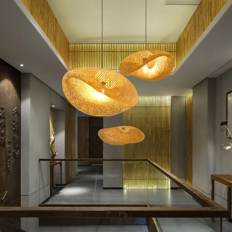 EcoLantern Bamboo LED Pendant Light For Warm Cozy Eco Friendly Homes | Lersk