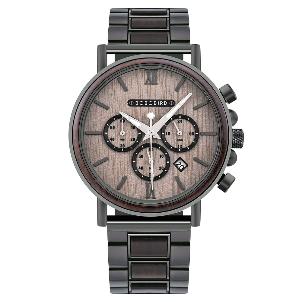 TimberLuxe Wooden Watch 3ATM Water-Resistant Gift Box | Lersk