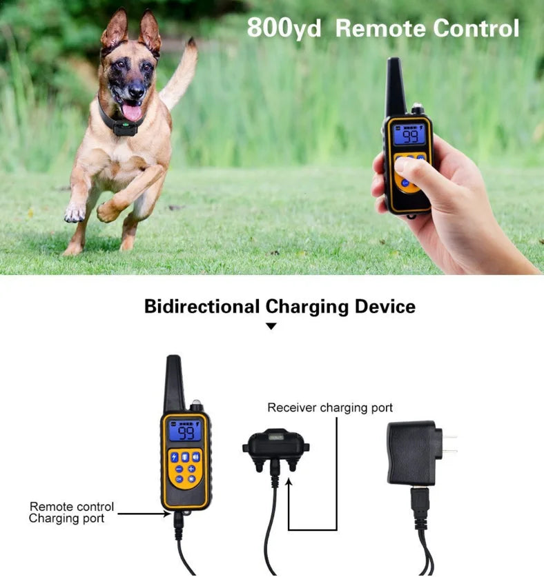 Kirrea Adjustable Waterproof Electric Dog Training Collar | Lersk