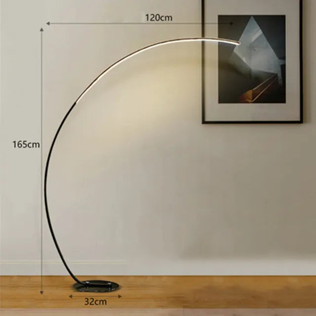 Lunara Arc LED-gulvlampe | Lersk