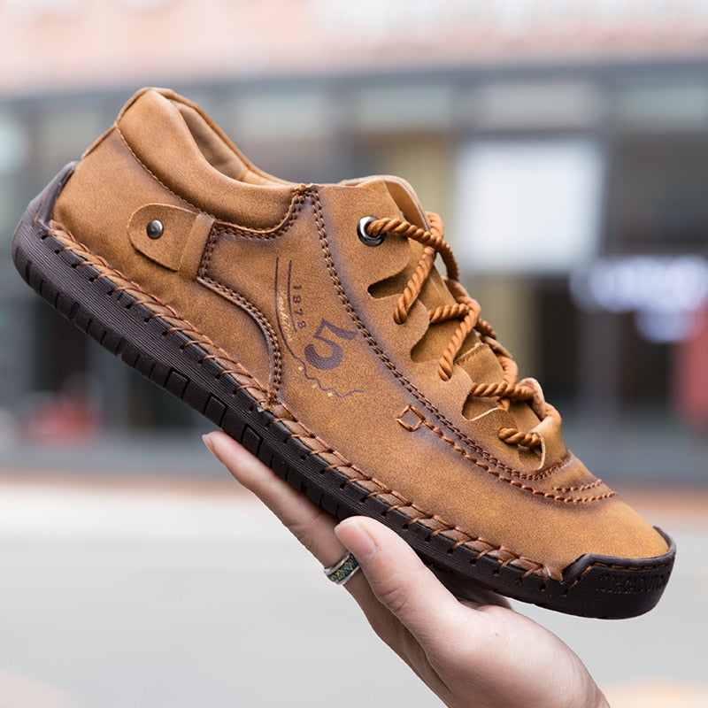 Orthopedic Leather Shoes For Men For Everyday Use And Travel Comfort All Day Wear | Lersk