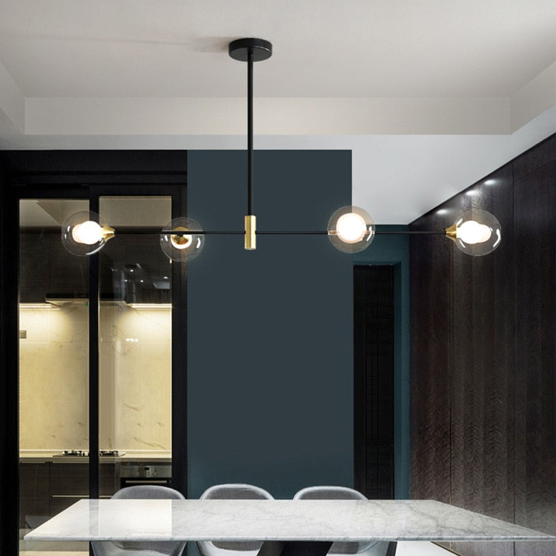 Stropní svítidlo Lyra Nordic Glass Ball s LED žárovkami E27 | Lersk