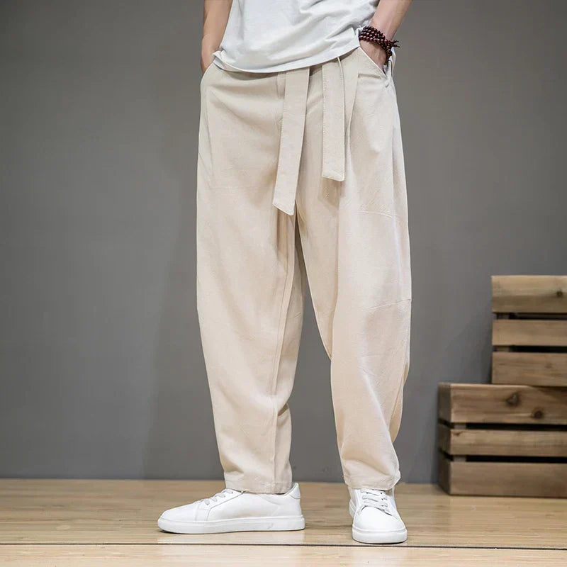 Breathable Linen Trousers for Men | Lersk