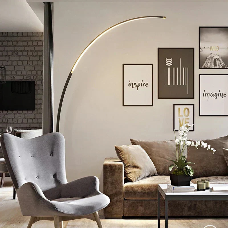 Lunara Arc LED-gulvlampe | Lersk