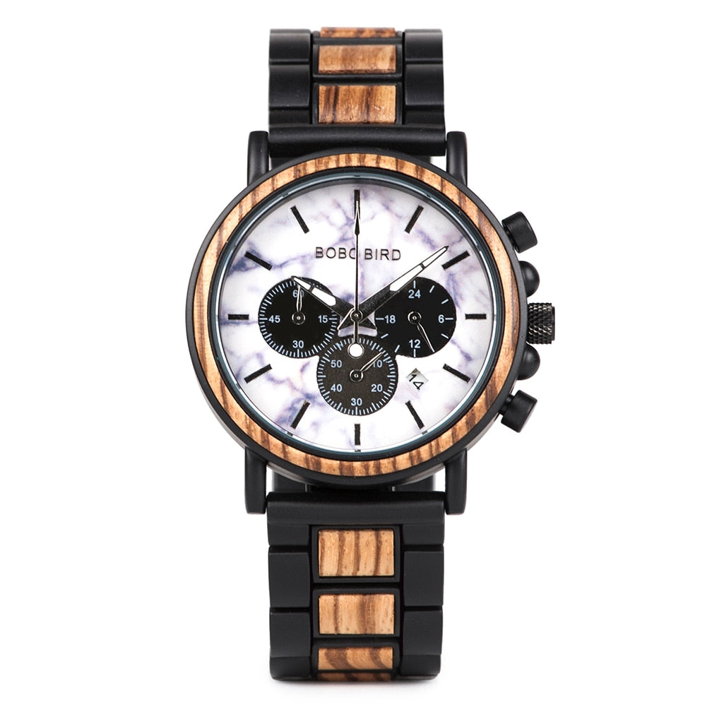 TimberLuxe Wooden Watch 3ATM Water-Resistant Gift Box | Lersk