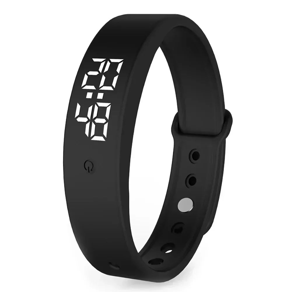BraceletV9 Wasserdichte Smartwatch mit Vibrationsalarm für den täglichen Gebrauch und zuverlässige Zeitmessung | Lersk