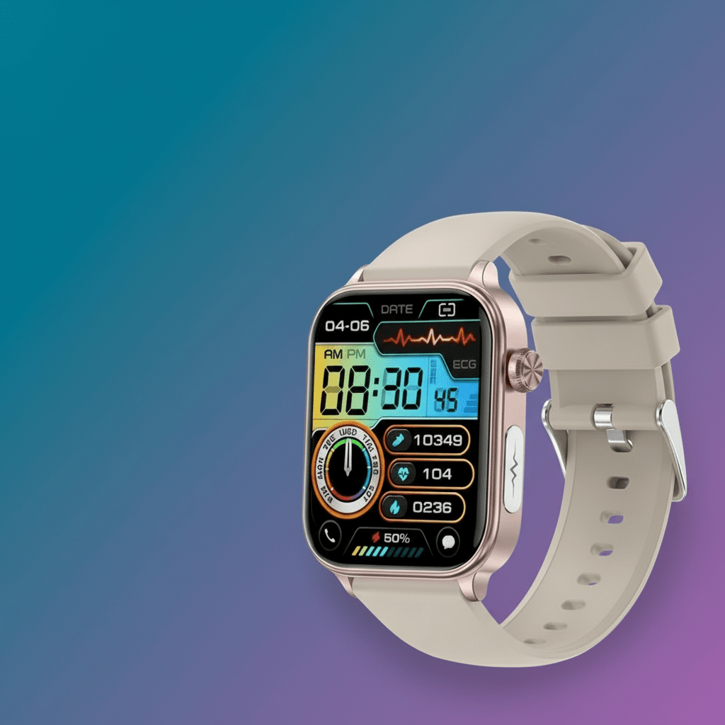 Health Monitoring Smartwatch With SOS Function And Blood Sugar Tracking | Lersk