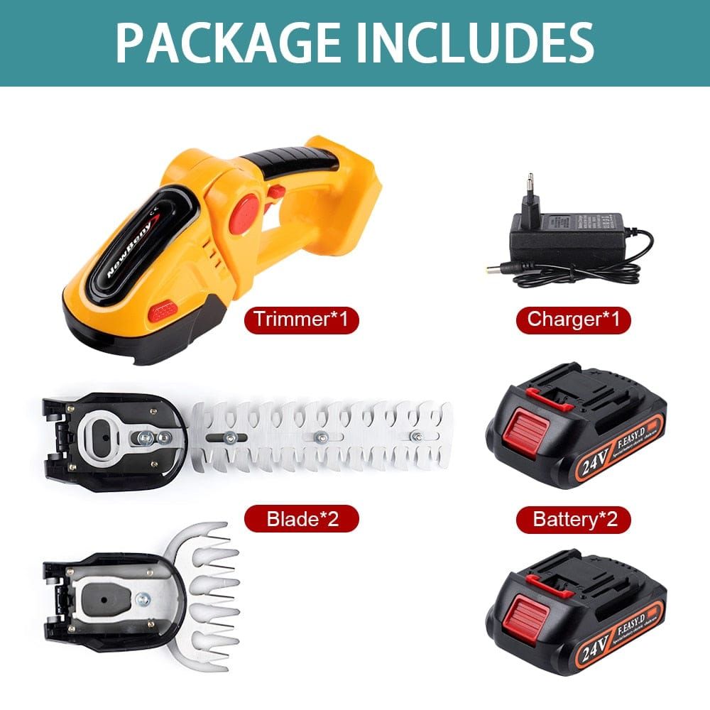 HedgeGenie 2 In 1 Cordless Hedge Trimmer For Homeowners Easy Precise Control | Lersk
