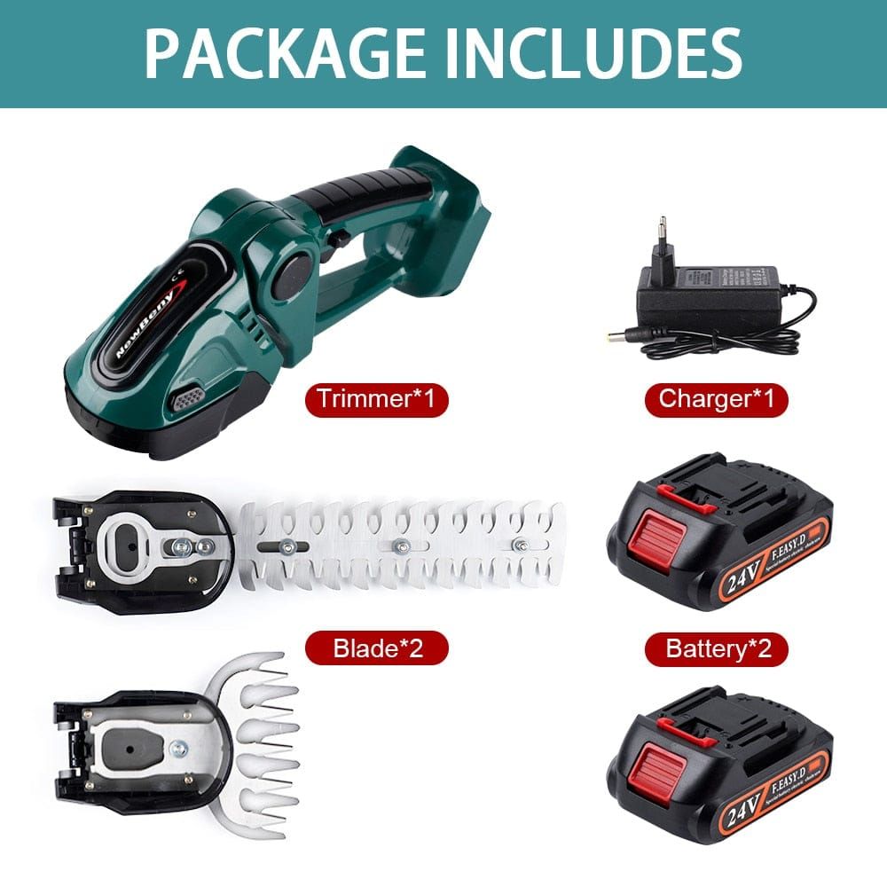 HedgeGenie 2 In 1 Cordless Hedge Trimmer For Homeowners Easy Precise Control | Lersk