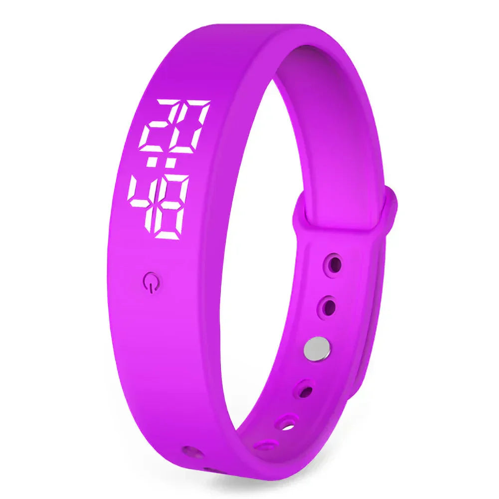 BraceletV9 Wasserdichte Smartwatch mit Vibrationsalarm für den täglichen Gebrauch und zuverlässige Zeitmessung | Lersk