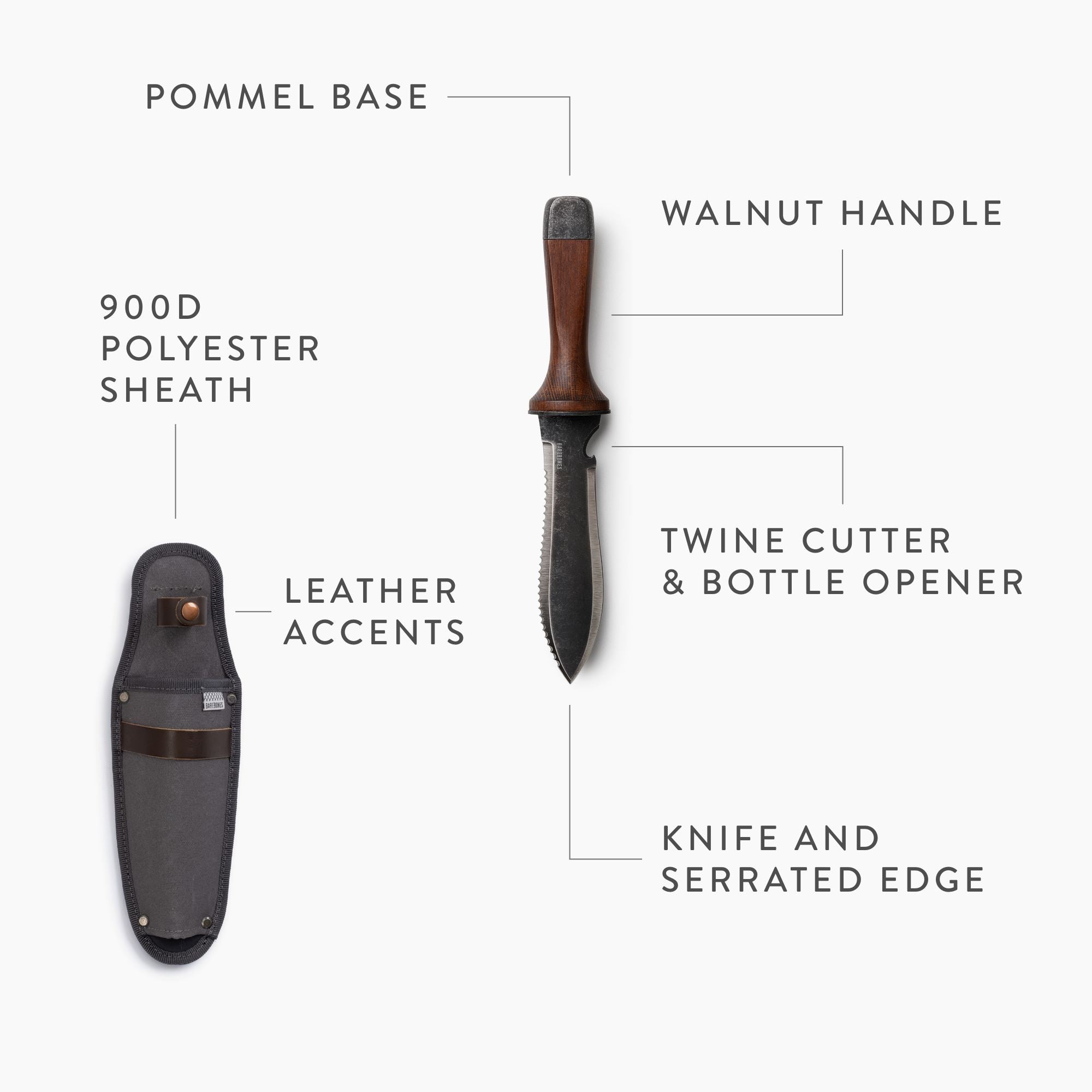 TrailForge Pro Grip Outdoor Survival Knife With Ergonomic Handle Durable Blade | Lersk