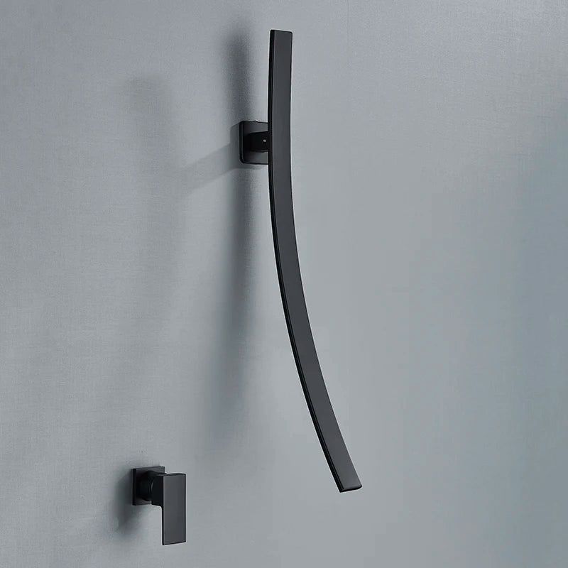 Aeris Arc Spout Faucet Modern Minimalist Bath Fixture | Lersk