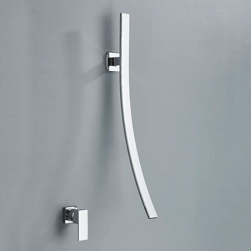 Aeris Arc Spout Faucet Modern Minimalist Bath Fixture | Lersk