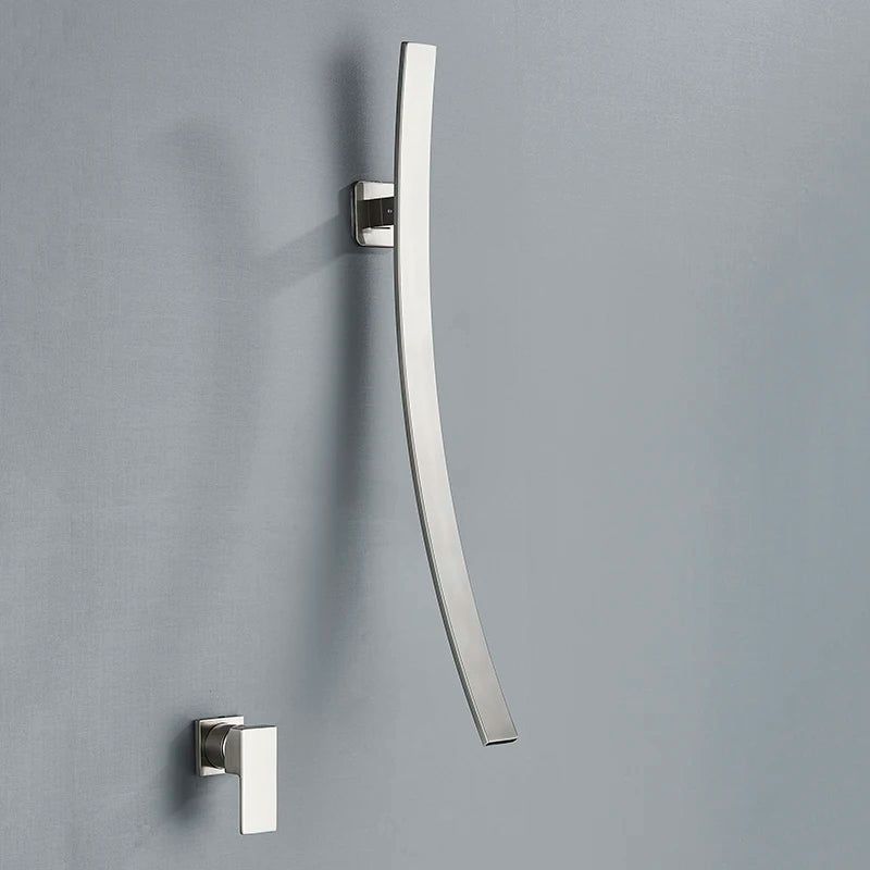 Aeris Arc Spout Faucet Modern Minimalist Bath Fixture | Lersk