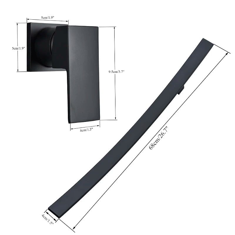Aeris Arc Spout Faucet Modern Minimalist Bath Fixture | Lersk