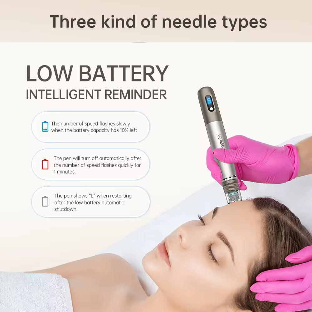 Hydra Pen H3 Microneedling med seruminfusion til hjemmebrug for hudplejeentusiaster | Lersk