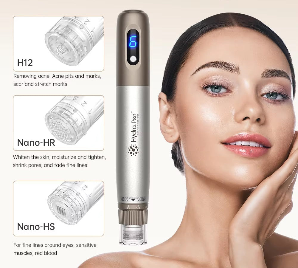 Hydra Pen H3 Microneedling med seruminfusion til hjemmebrug for hudplejeentusiaster | Lersk