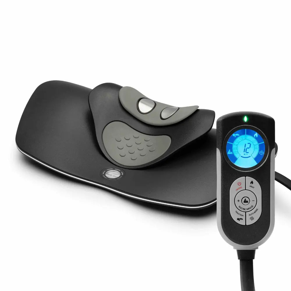 3-in-1 Cervical Traction Device with Heat, EMS & 3 Traction Modes for Neck Comfort | Lersk