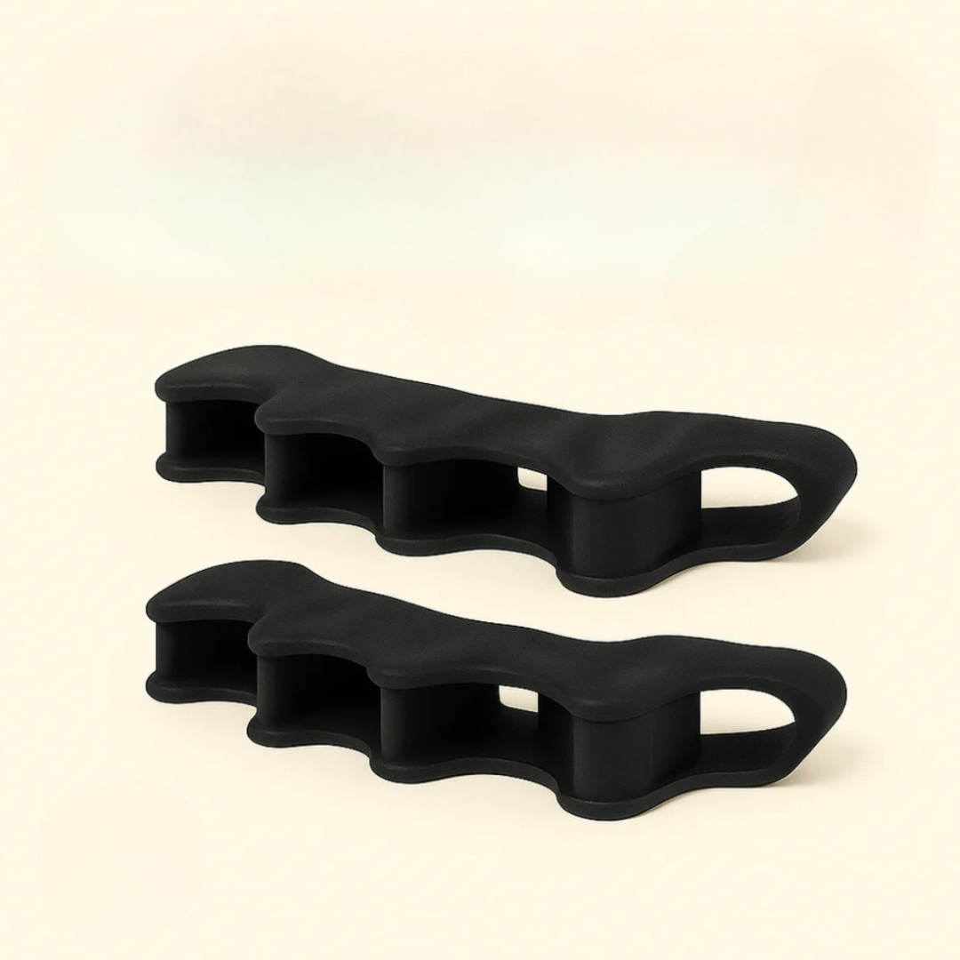 Separatore per Dita in Silicone di Qualità Medica per Allineamento, Spaziatura e Comfort del Piede | Lersk