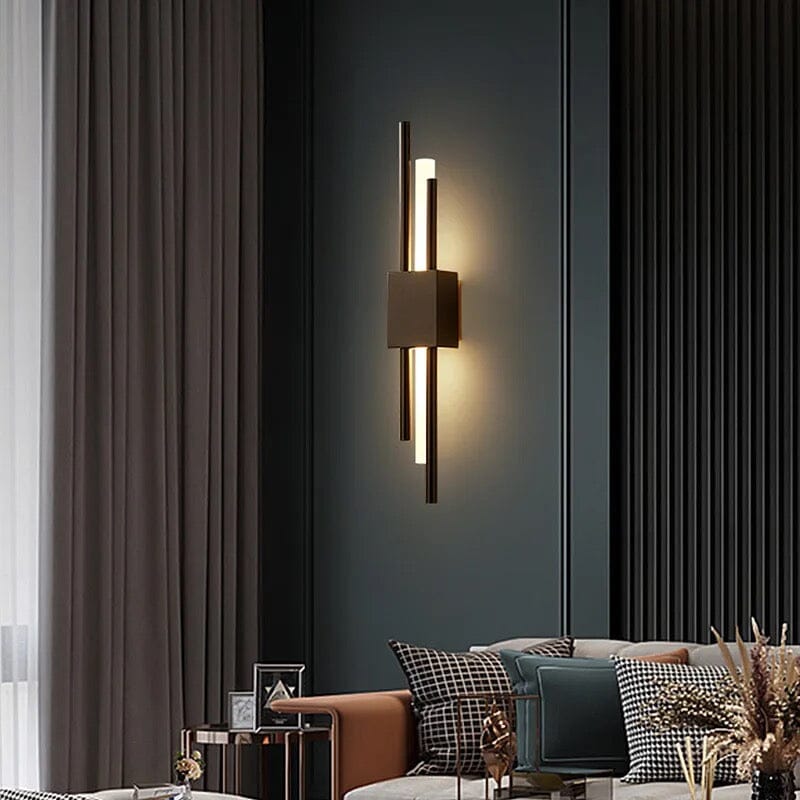 Avelin Schwarze Doppelkopf-Lampe | Lersk