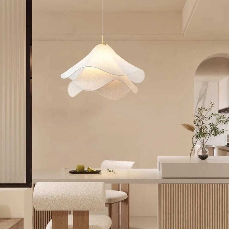 Fleurine French-Style Fabric Floral Chandelier | Lersk