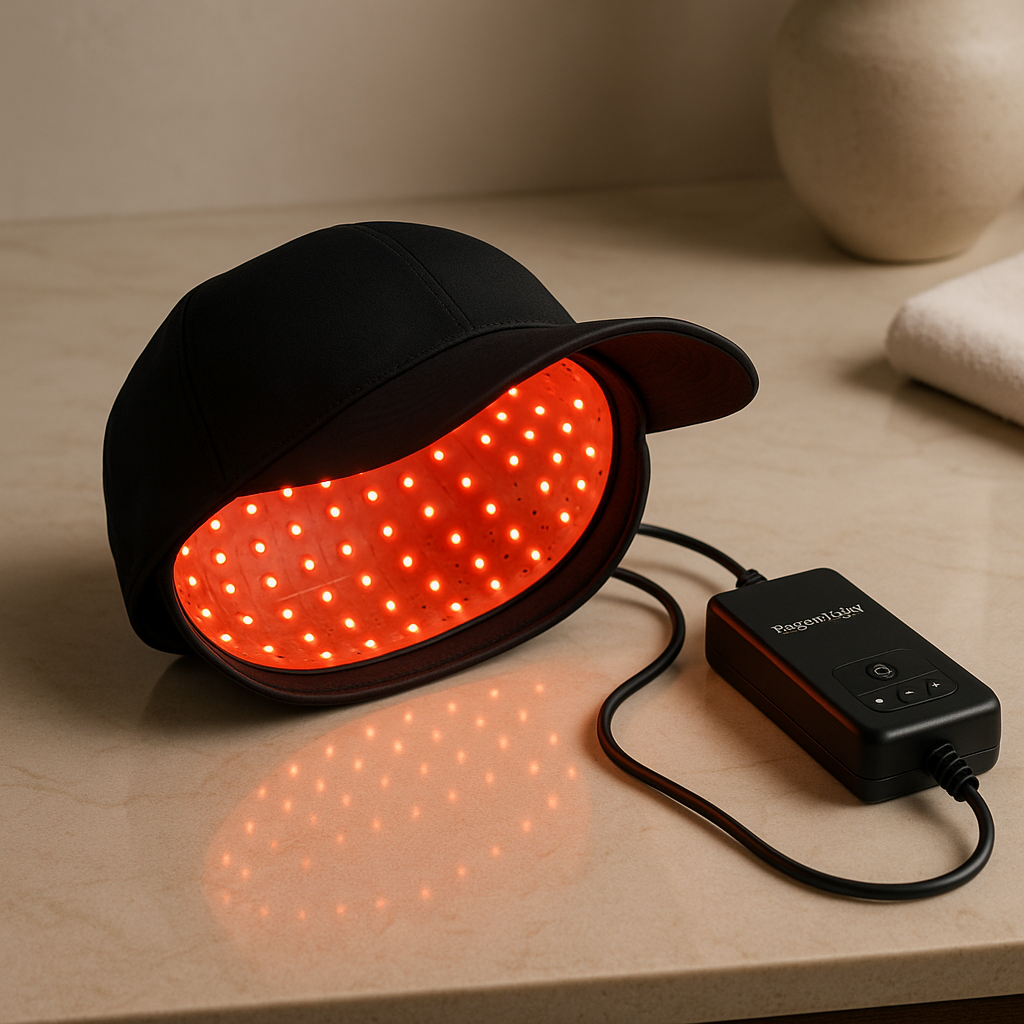 Dual-Wavelength Red Light Therapy Hair Cap with 660nm & 850nm for Scalp & Hair Wellness | Lersk
