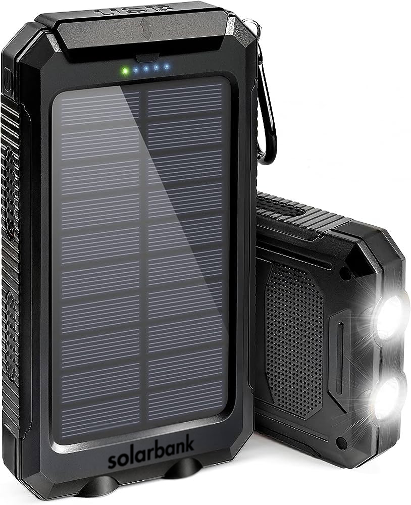 SolarPulse 20000mAh solární powerbanka pro použití na cestách | Lersk