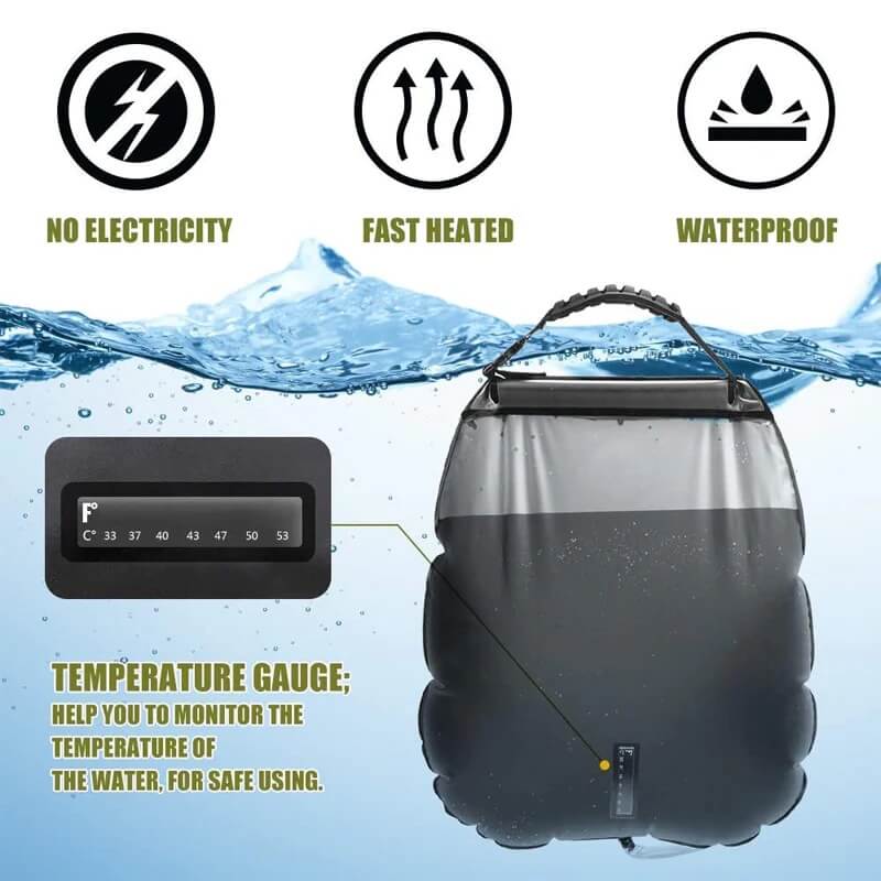 AstraTrail Shower Bag With Removable Hose And Switch | Lersk