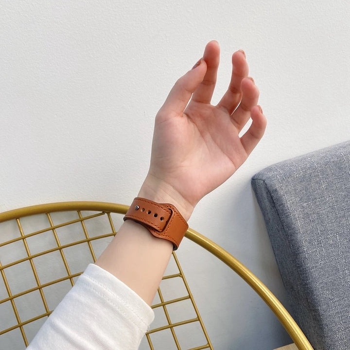 Rowen læderrem til Apple Watch | Lersk