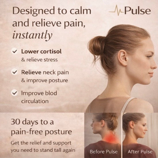 Pulsewell bezdrátový shiatsu masážní přístroj na krk a ramena s funkcí tepla | Lersk