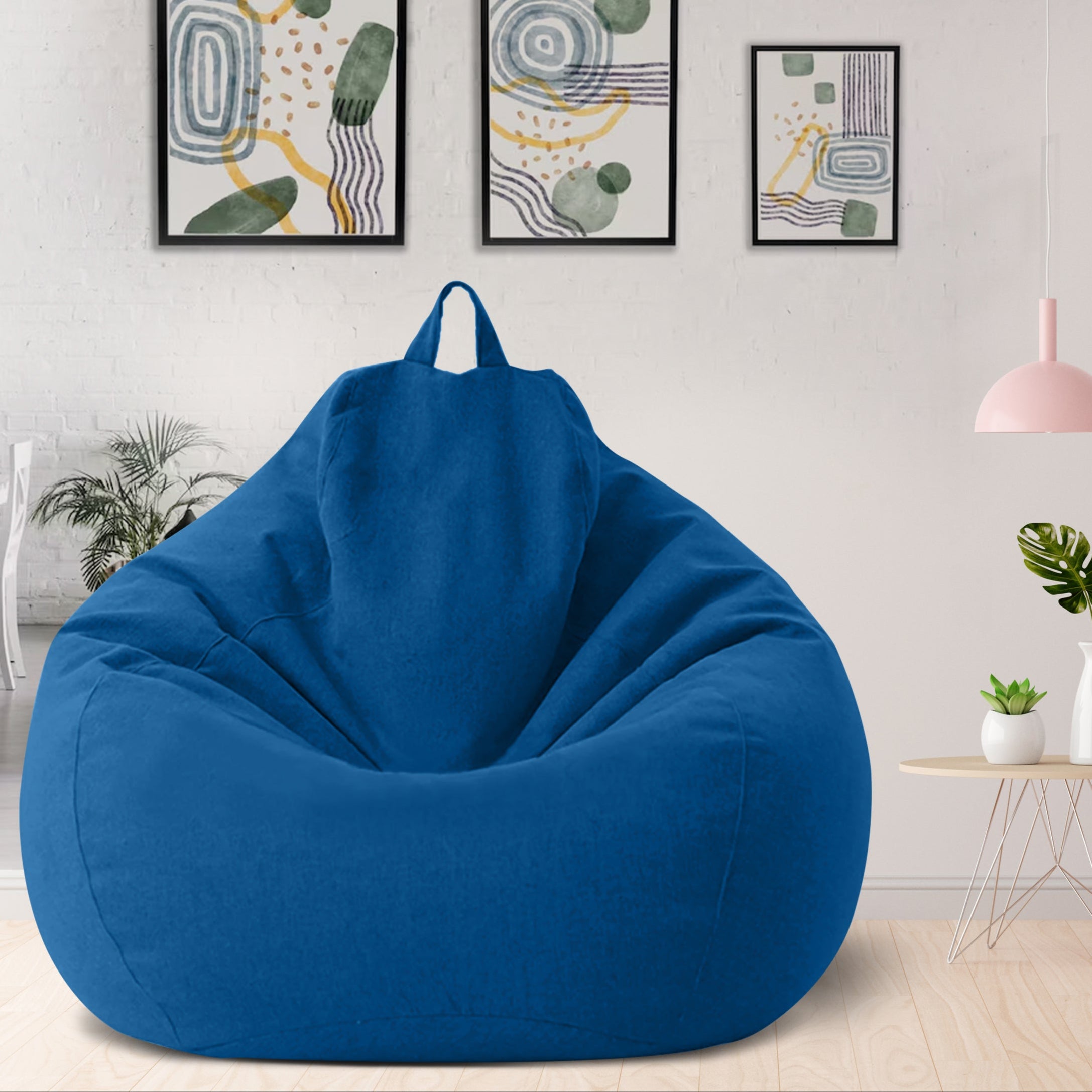 Luxusní lněný sedací vak pro ergonomické a stylové pohodlí v moderní domácnosti | Lersk