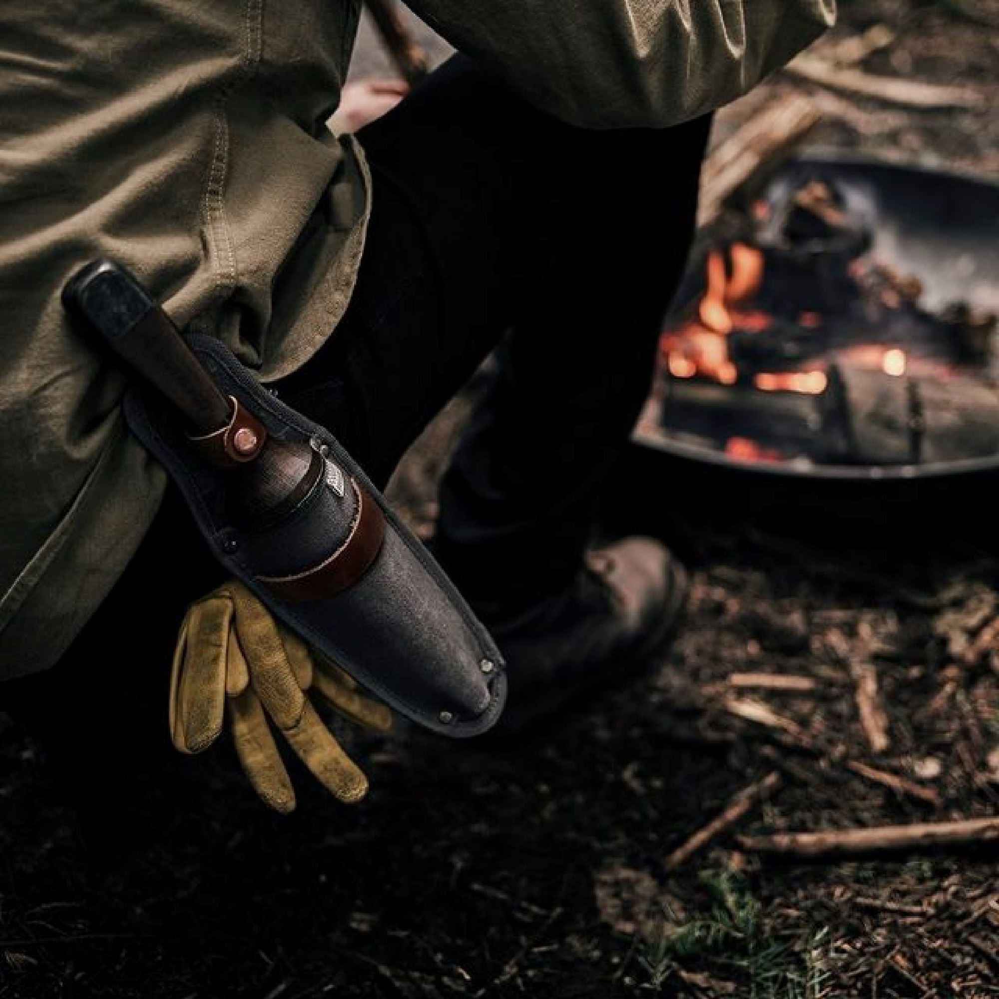 TrailForge Pro Grip Outdoor Survival Knife With Ergonomic Handle Durable Blade | Lersk