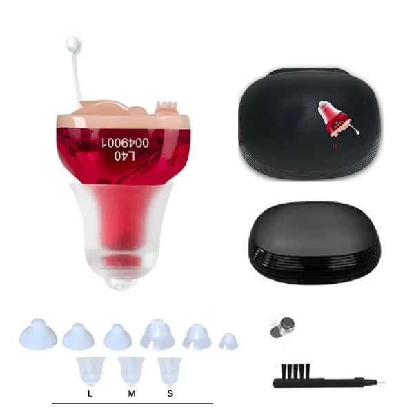 In-Ear Rechargeable Hearing Aids Clear Sound For Seniors | Lersk