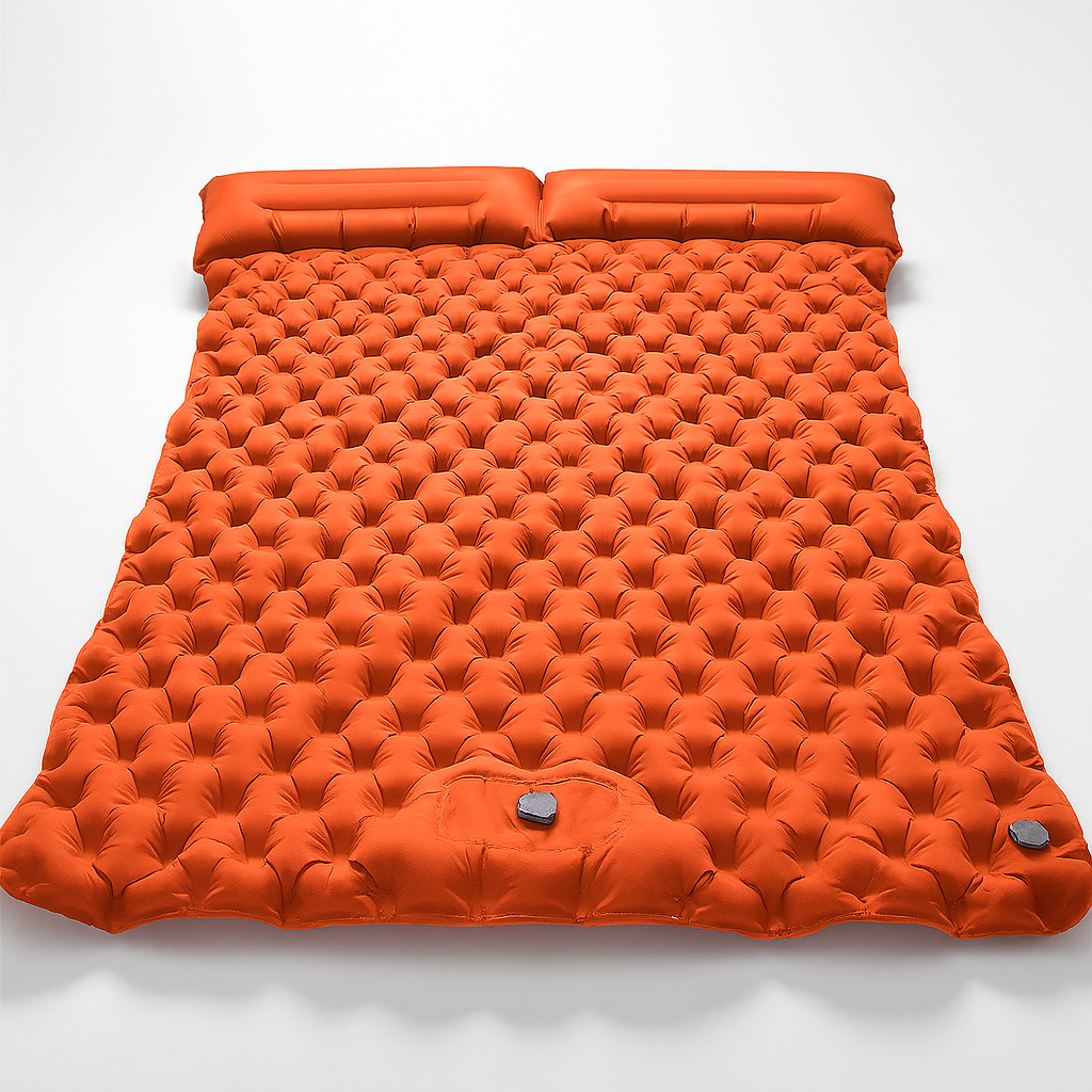 Aufblasbare Luftmatratze für 2 Personen, Outdoor Camping Komfort | Lersk