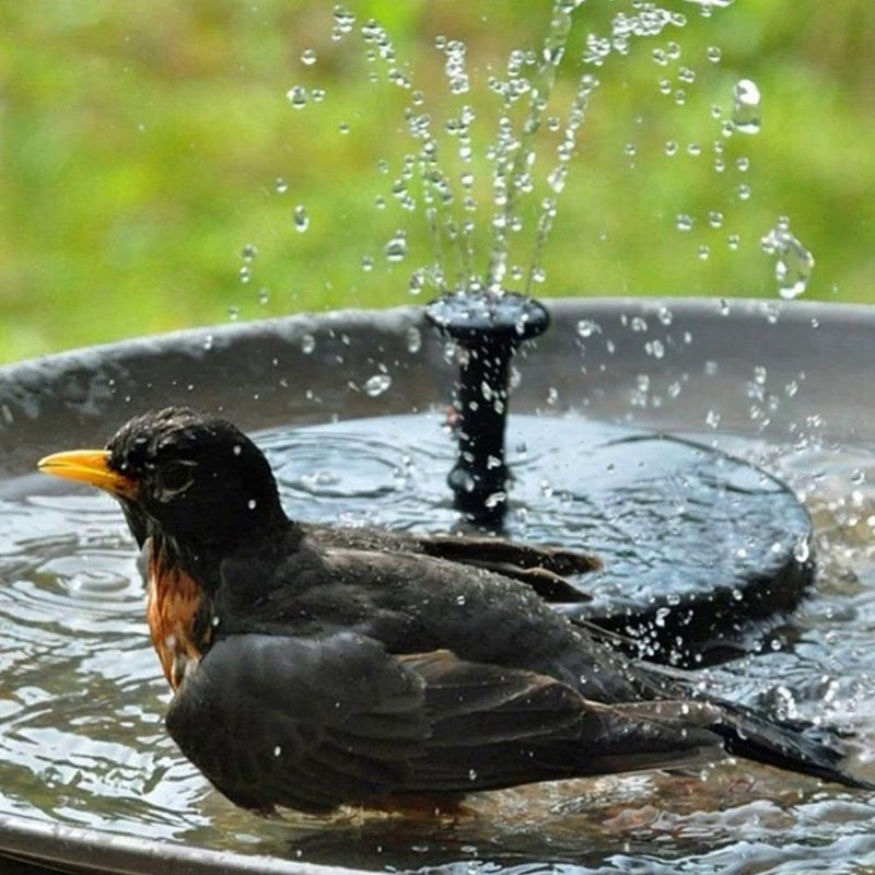 مضخة نافورة طاقة شمسية WaterSoft للبرك، أو حمام الطيور، أو تزيين الحدائق الخارجية | Lersk
