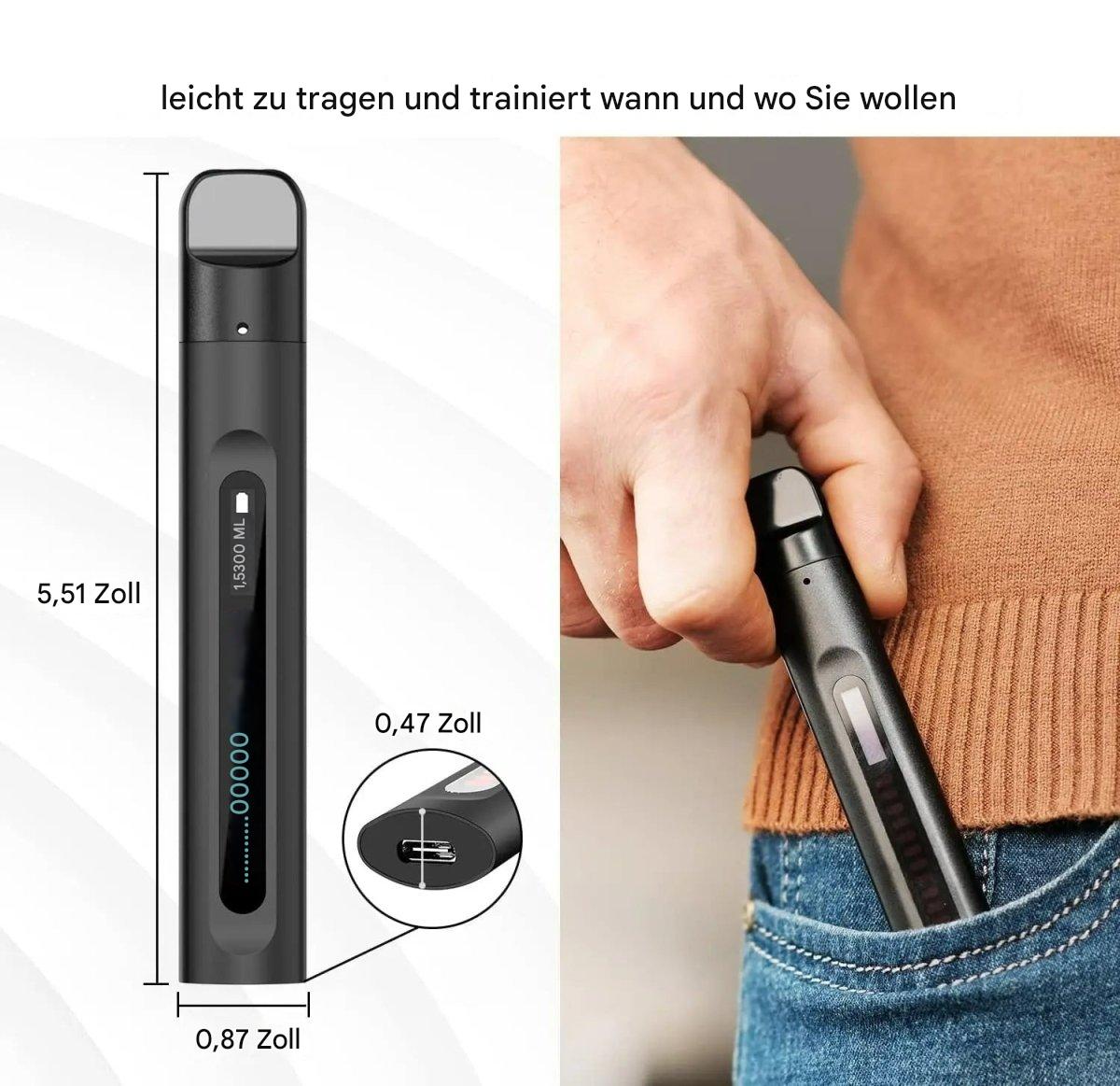Breathboost Intelligenter Atemtrainer für Sportler zur Stärkung der Atemmuskulatur | Lersk