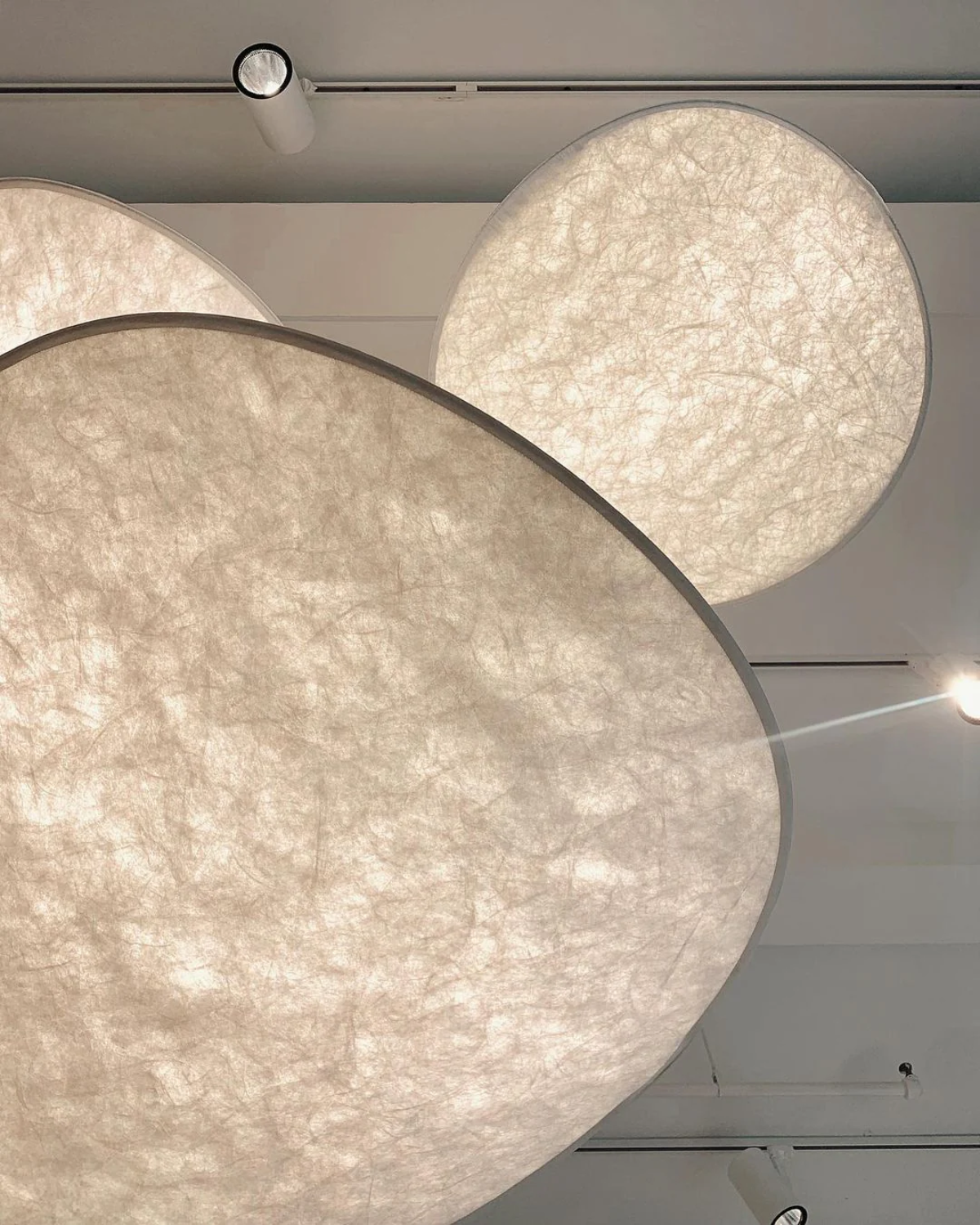 NovaLume Japandi Floating Ribbon Pendant Light Soft Glow | Lersk