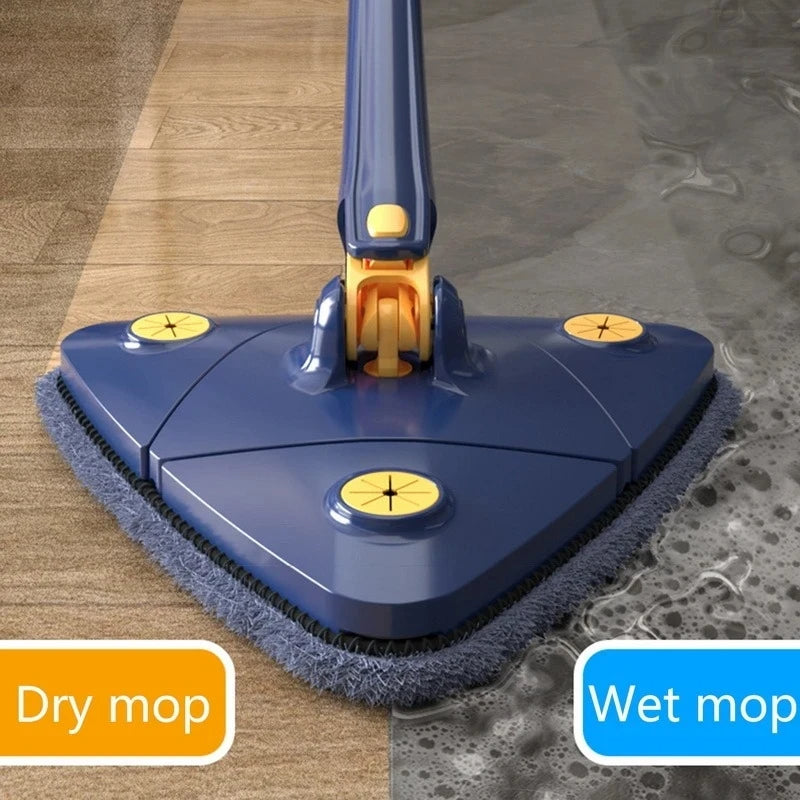 Teleskopický trojúhelníkový podlahový mop pro majitele domů, 360° otočný, snadné čištění | Lersk