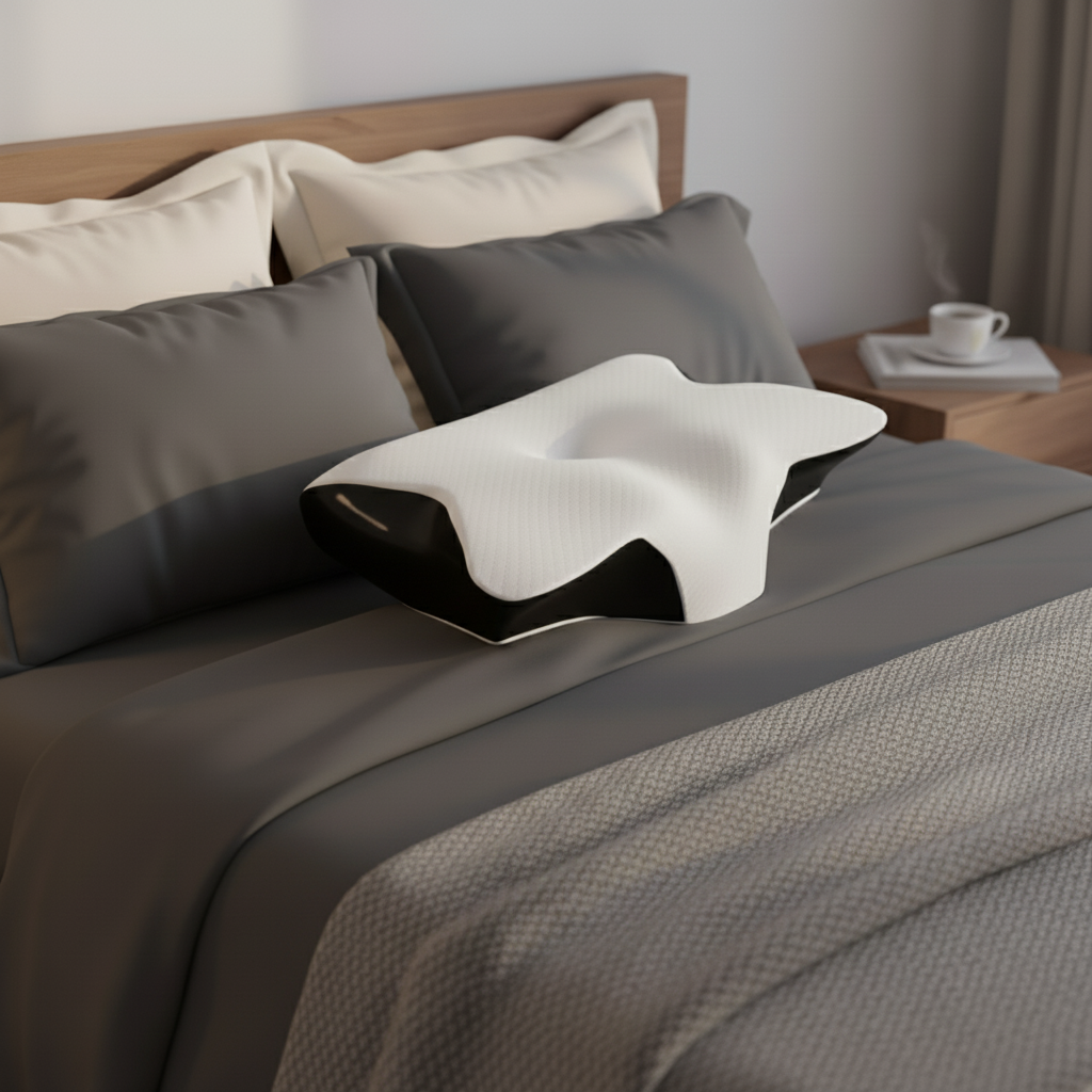 OrthoCloud | Advanced Ergonomic Contour Memory Foam Pillow | Lersk