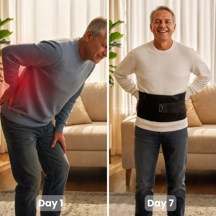 Adjustable Lower Back Brace with Support Rods and Pulley System for Posture and Lumbar Support | Lersk