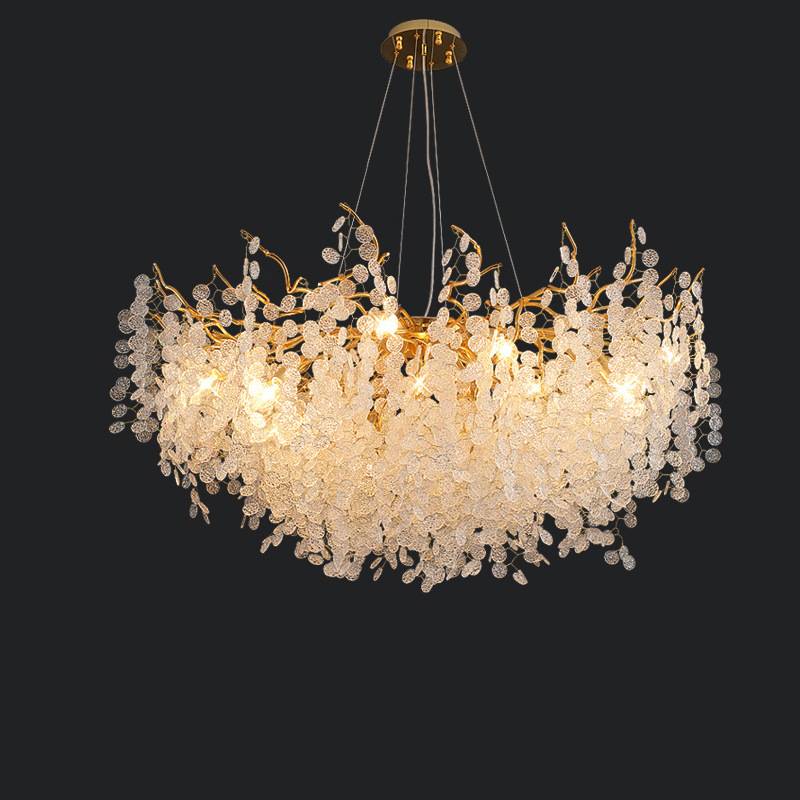 Luxury Crystal Pendant Chandelier For Modern Living Room Lighting | Lersk