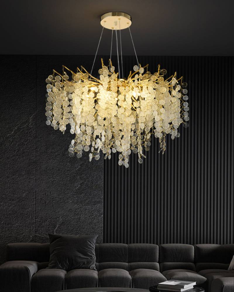 Luxury Crystal Pendant Chandelier For Modern Living Room Lighting | Lersk